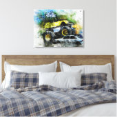 Monstertrunk Leinwanddruck (Insitu (Schlafzimmer))