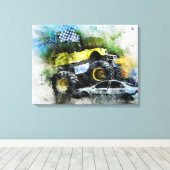 Monstertrunk Leinwanddruck (Insitu (Holzboden))