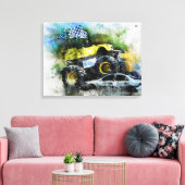 Monstertrunk Leinwanddruck (Insitu (Wohnzimmer))