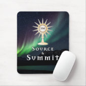 Monstrance Source & Summit Aurora Borealis Mousepad (Mit Mouse)
