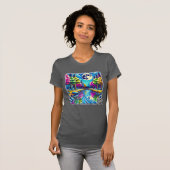Monstream Creek Pop-Art Nature Design T - Shirt (Vorne ganz)