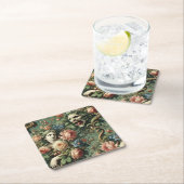 Monstres au Paradis – Gothic Victorian Rechteckiger Pappuntersetzer (Vor Ort)