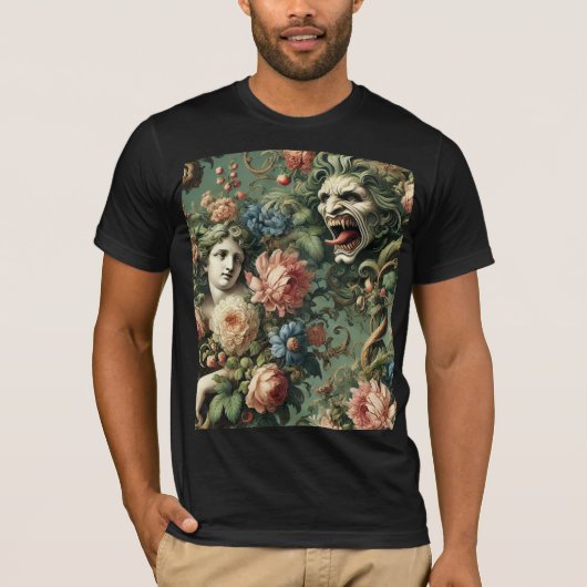 Monstres au Paradis – Gothic Wearable Art T-Shirt (Vorderseite)
