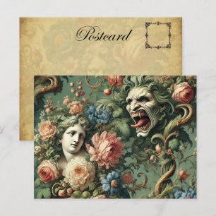 Monstres au Paradis - Gotisch Viktorianisch Feiertagspostkarte