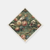 Monstres au Paradis - Gotisch Viktorianisch Serviette (Ecke)