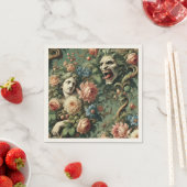 Monstres au Paradis - Gotisch Viktorianisch Serviette (Beispiel)