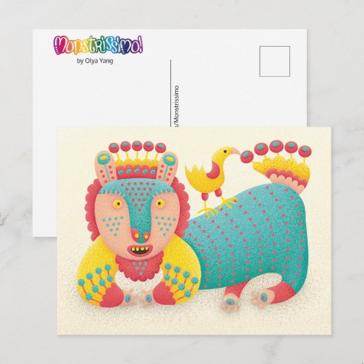 Monstrissimo Postcard Postkarte (Vorne/Hinten)