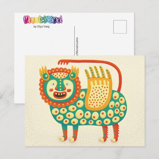 Monstrissimo Postkarte 4 (Vorne/Hinten)