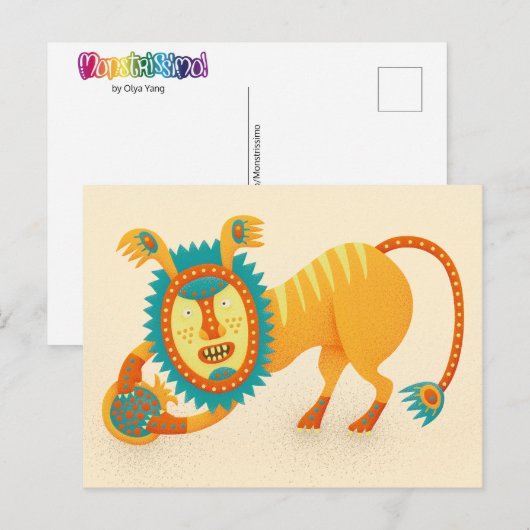 Monstrissimo Postkarte 6 (Vorne/Hinten)