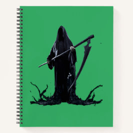 Monströse Muskeln: Eigenes Halloween-Notebook Notizblock