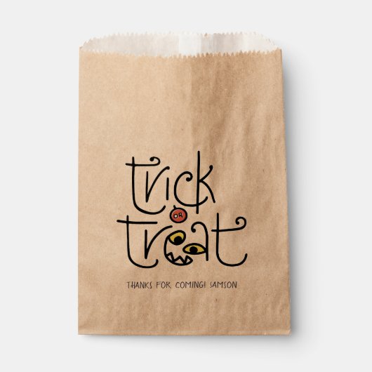 Monströse Party-Tasche Geschenktütchen (Vorderseite)