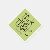 Monströse Trick-oder-Leckerei-Serviette Serviette (Ecke)