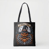 Monströser Jack-O'-Lantern-Spooky HexenHalloween Tasche (Vorderseite)