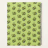 Monströser Trick-oder-Leckerei-Planer - schwarz un Planer (Rückseite)