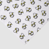 Monströses Trick-oder-Leckerei-Papier - weiß Seidenpapier (Detail)