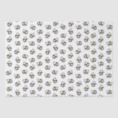 Monströses Trick-oder-Leckerei-Papier - weiß Seidenpapier (Vorderseite)