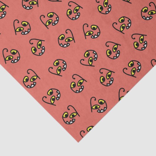 Monströses Trick-oder-Leckerei-Papiertaschentuch - Seidenpapier (Detail)