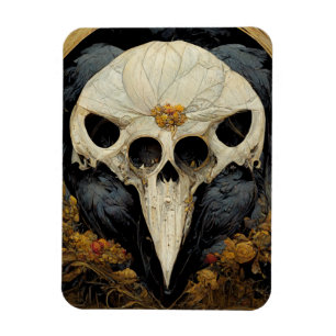 Monstrous Raven Horror Goth Gothic Magnet