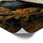 Monstrous Raven Horror Goth Gothic Poster (Ecke)