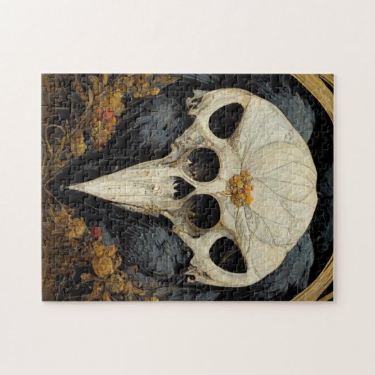 Monstrous Raven Horror Goth Gothic Puzzle (Horizontal)