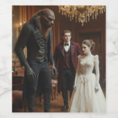 Monstrous Soiree: Ein Edwardian Nocturne Weinetikett (Einzelnes Label)