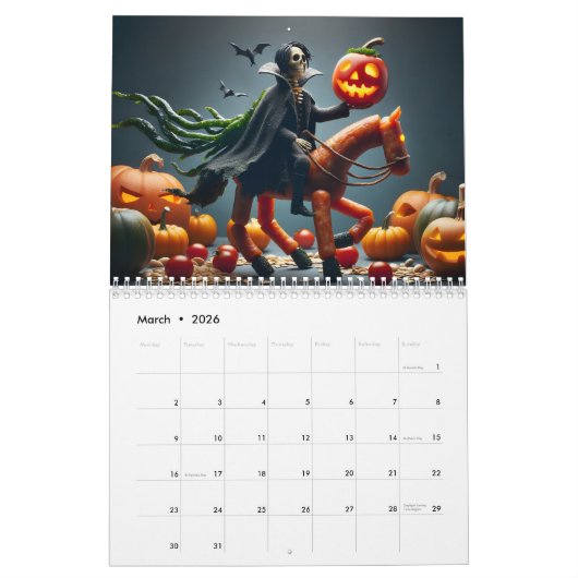 Monstrouse Munchies: Ein Jahr fürchterlicher Feste Kalender (Mär 2026)