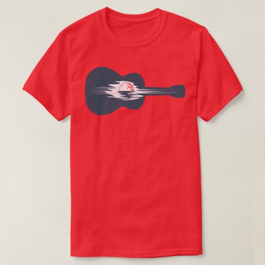 Monsun auf der Gitarre838 T-Shirt (Design vorne)