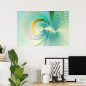 Monsun - Fraktal Poster (Heimbüro)