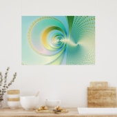 Monsun - Fraktal Poster (Küche)