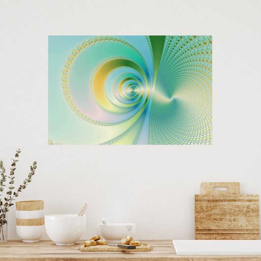 Monsun - Fraktal Poster (Küche)