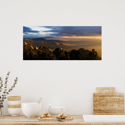 Monsun über Albuquerque Poster (Küche)