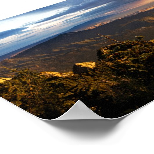 Monsun über Albuquerque Poster (Ecke)