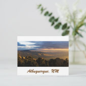 Monsun über Albuquerque Postkarte (Stehend Vorderseite)