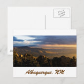 Monsun über Albuquerque Postkarte (Vorne/Hinten)