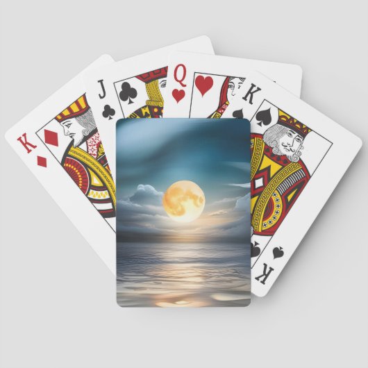 Monsun über dem Ozean Spielkarten (Rückseite)