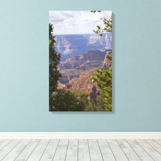 Monsunsaison im Norden des Grand Canyon Leinwanddruck (Insitu (Holzboden))