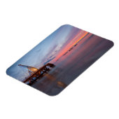 Monsunzeit und Sonnenuntergang Magnet (Linke Seite)