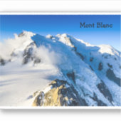 Mont Blanc Aufkleber (Vorderseite)