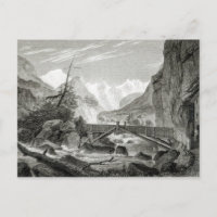 Mont Blanc aus den Bädern von St. Didier