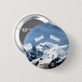 Mont Blanc Berg - Prachtvoll! Button (Vorne & Hinten)