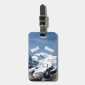 Mont Blanc Berg - Prachtvoll! Gepäckanhänger (Vorderseite vertikal)