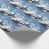 Mont Blanc Berg - Prachtvoll! Geschenkpapier (Ecke)