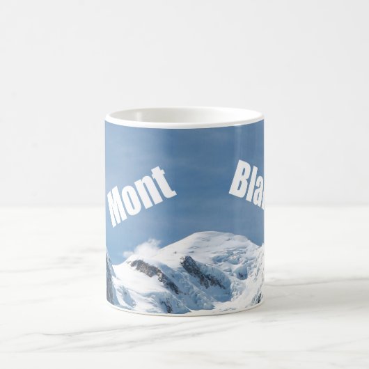 Mont Blanc Berg - Prachtvoll! Kaffeetasse (Mittel)