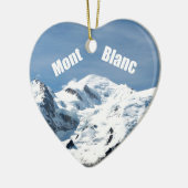 Mont Blanc Berg - Prachtvoll! Keramikornament (Links)