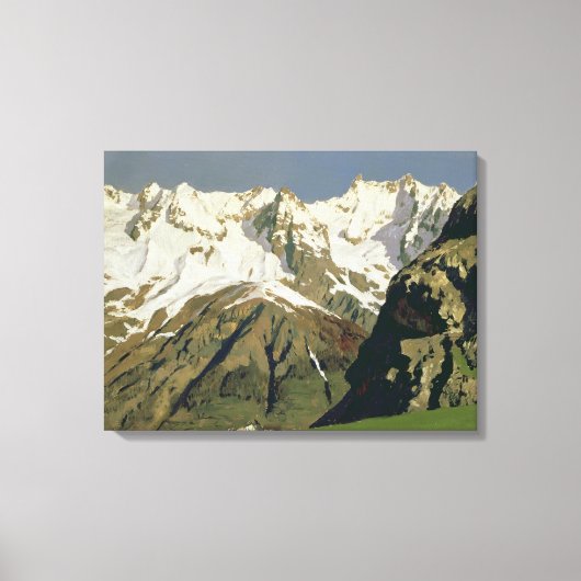 Mont-Blanc-Berge, 1897 Leinwanddruck (Vorderseite)