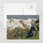 Mont-Blanc-Berge, 1897 Postkarte (Vorne/Hinten)