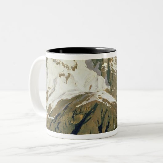 Mont Blanc-Berge, 1897 Zweifarbige Tasse (Vorderseite Links)