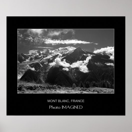 MONT BLANC, CHAMONIX, FRANKREICH POSTER (Vorne)