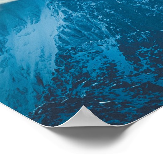 Mont Blanc Chamonix Poster (Ecke)