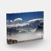 Mont Blanc France Holiday Card Poster Fotoblock (Links)